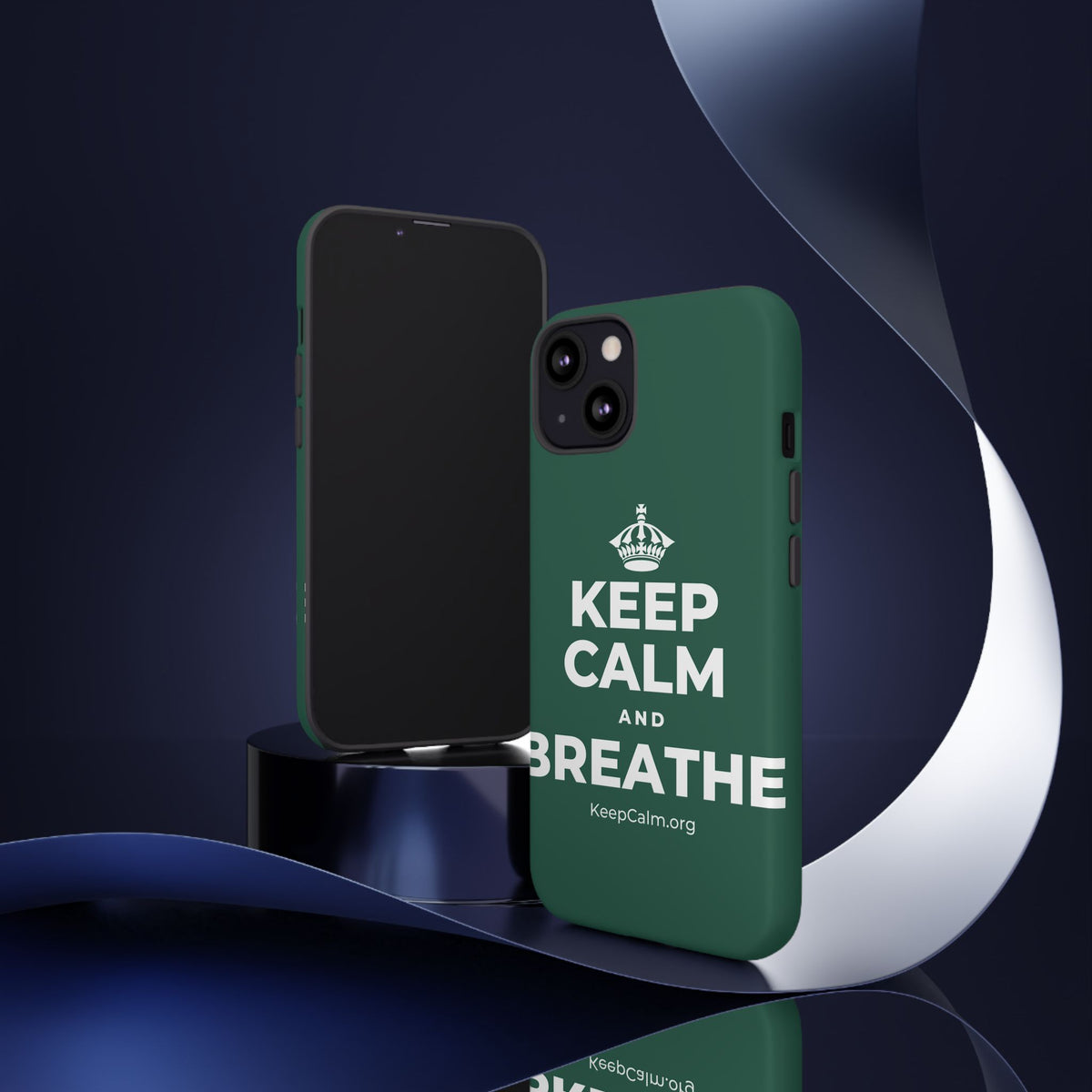 KEEP CALM AND BREATHE Phone Case