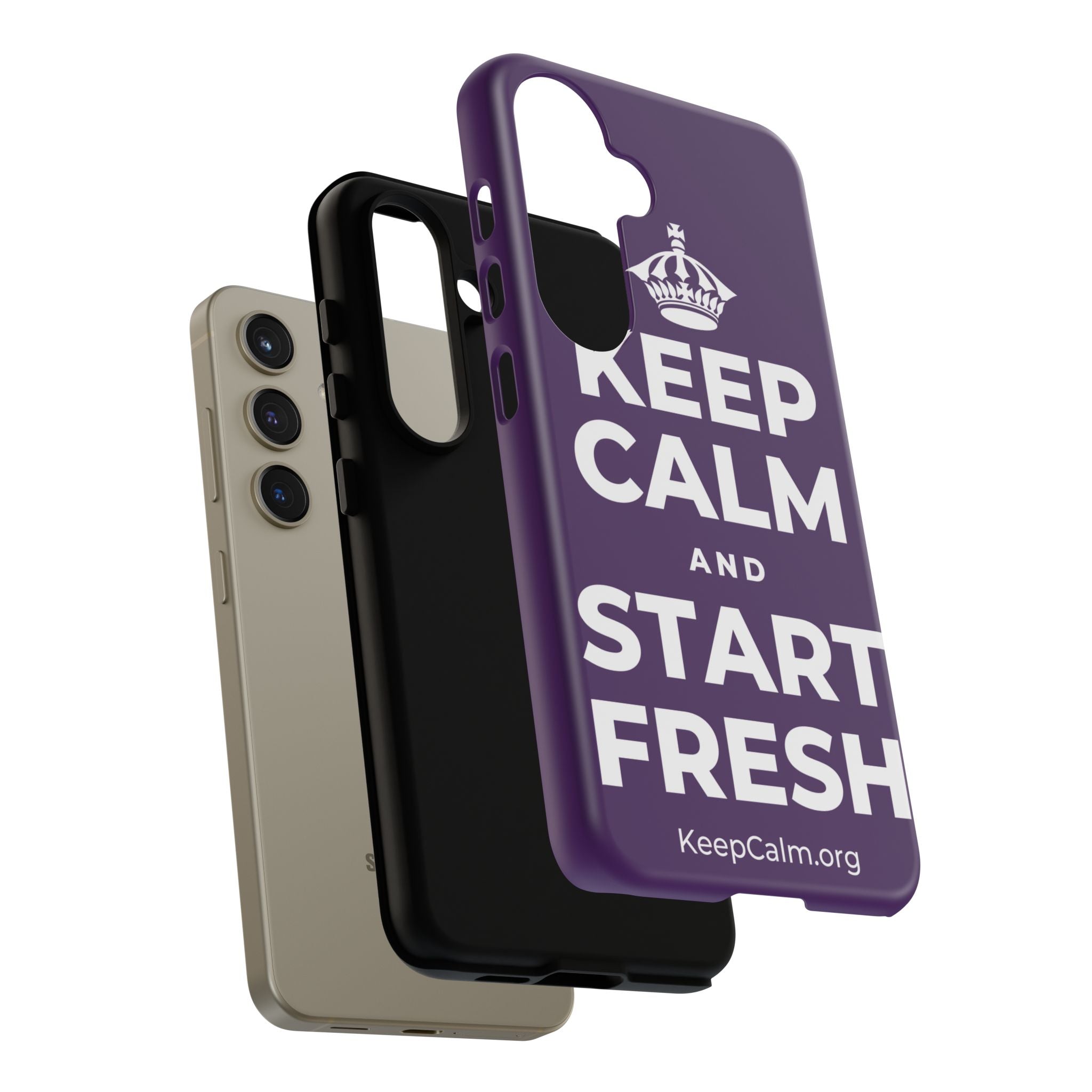 KEEP CALM AND START FRESH Phone Case
