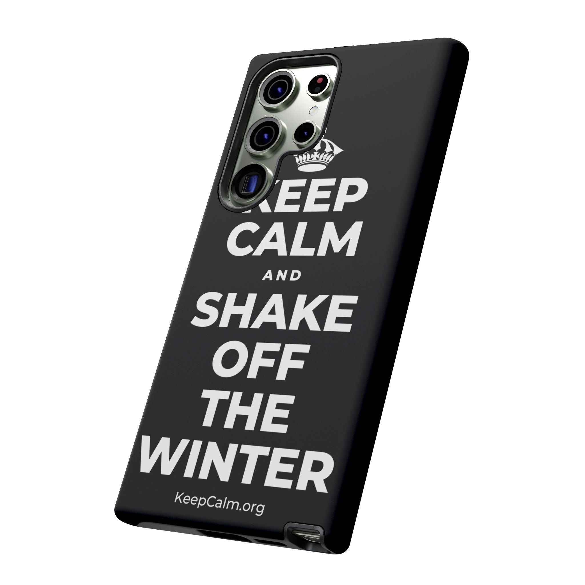 KEEP CALM AND SHAKE OFF THE WINTER Phone Case