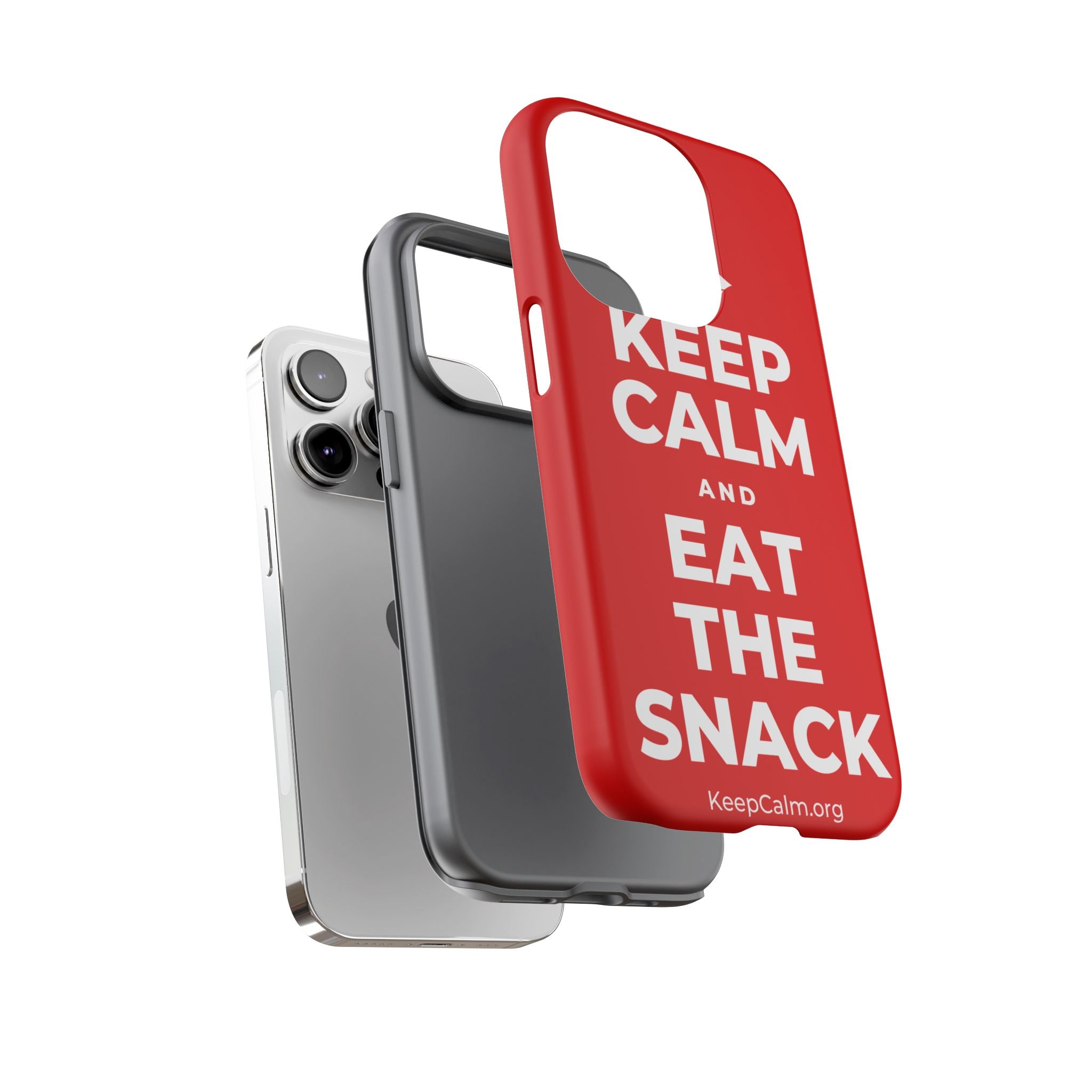 KEEP CALM AND EAT THE SNACK Phone Case
