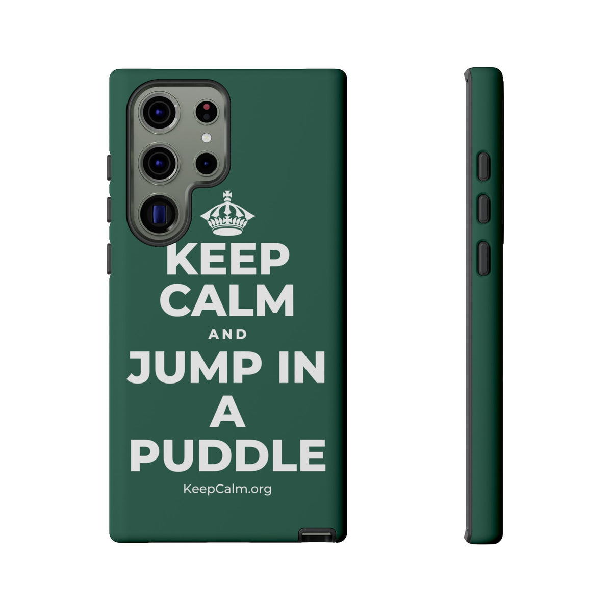KEEP CALM AND JUMP IN A PUDDLE Phone Case