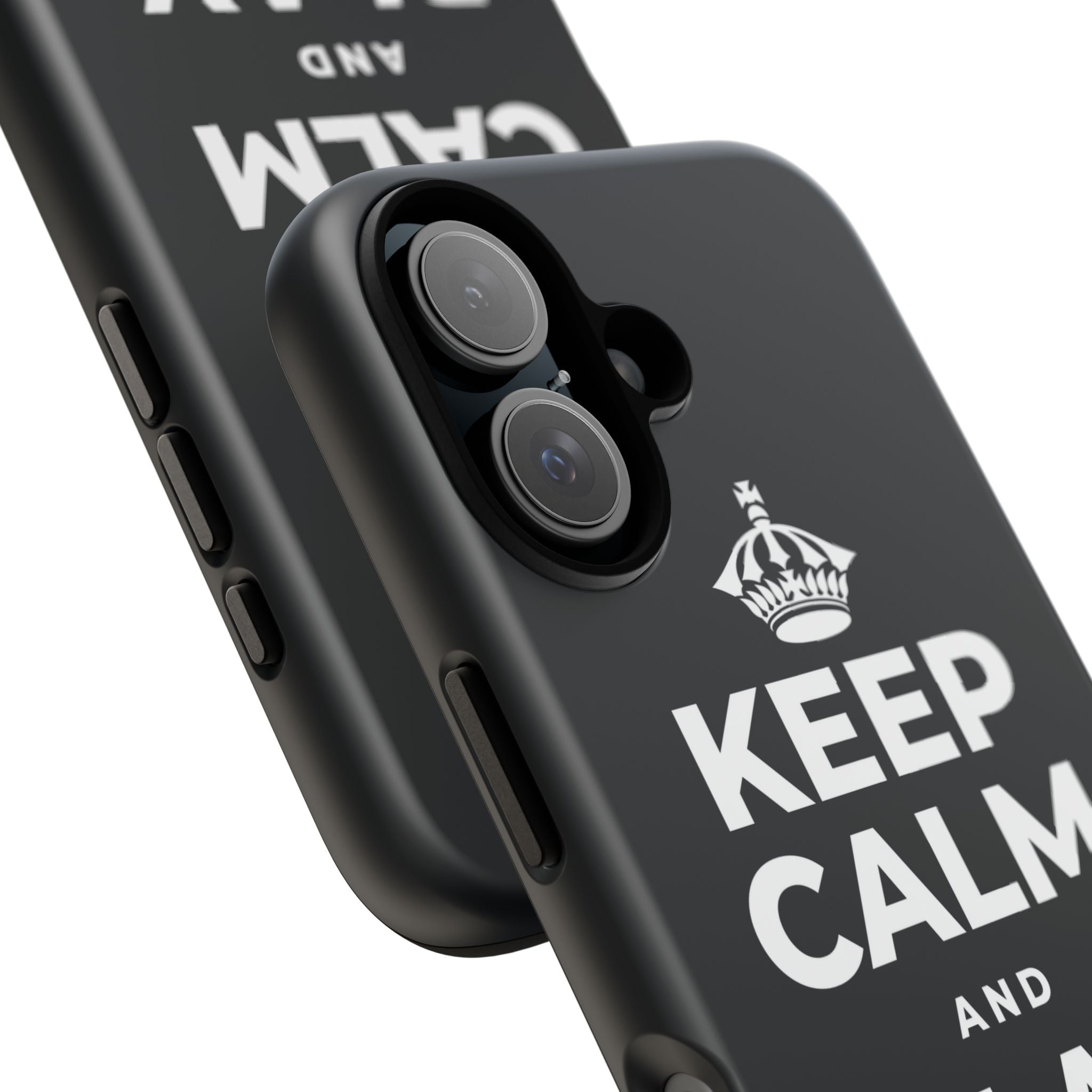 KEEP CALM AND PLAY MORE Phone Case (Dark)