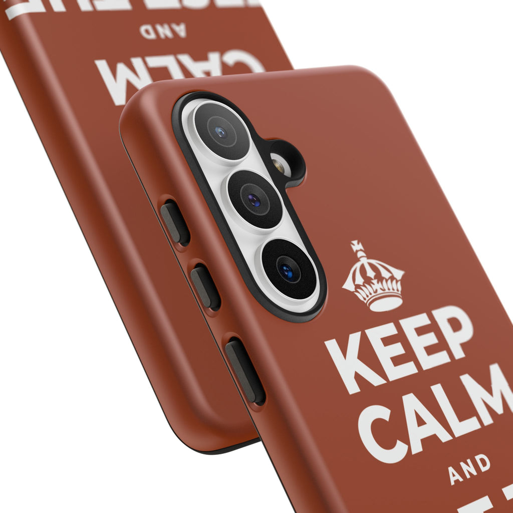 KEEP CALM AND TEST THE WATERS Phone Case