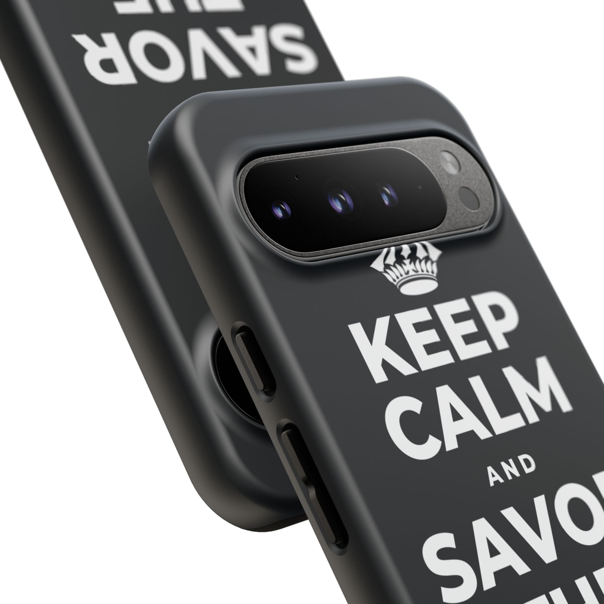KEEP CALM AND SAVOR THE SMALL MAGIC Phone Case (Dark)