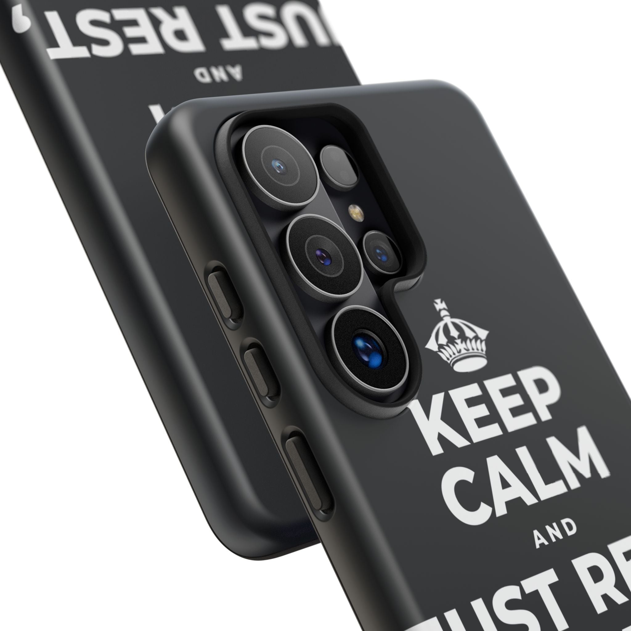 KEEP CALM AND JUST REST, THAT COUNTS Phone Case (Dark)