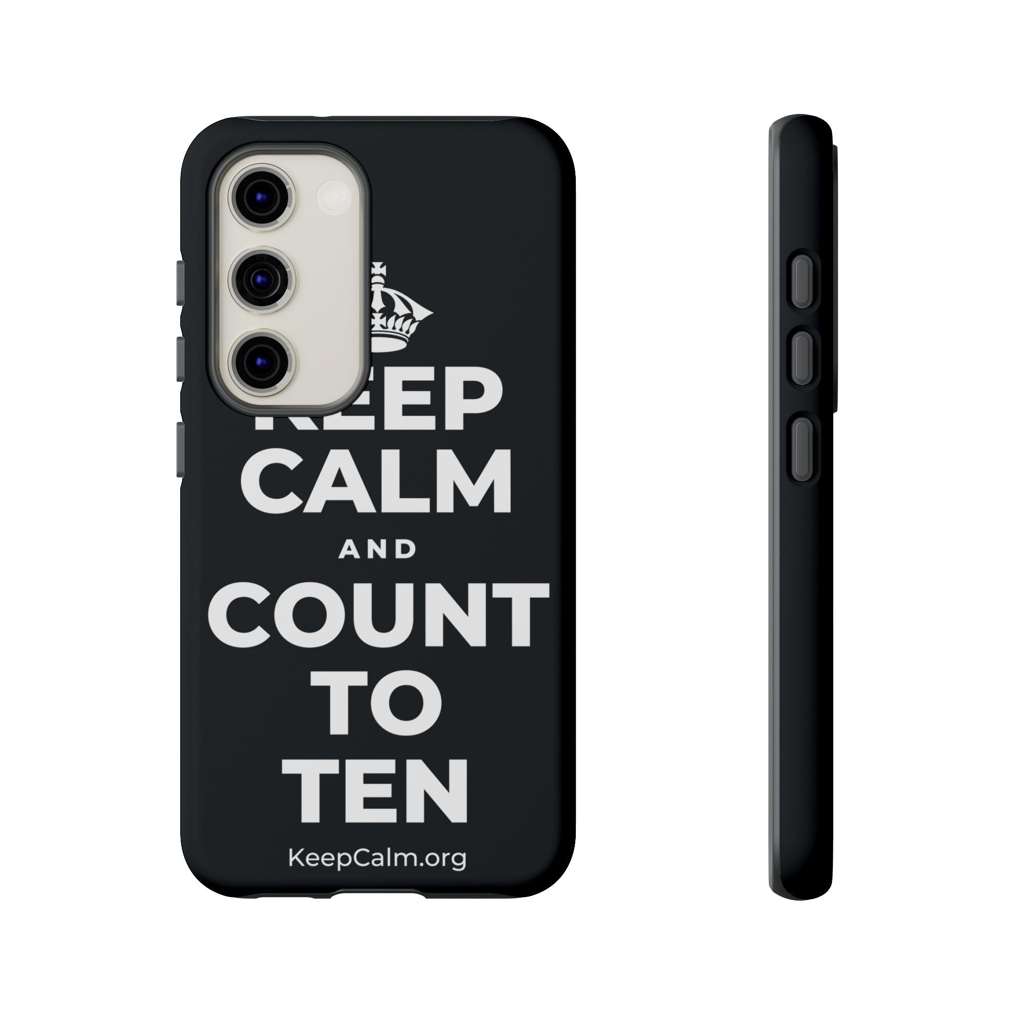 KEEP CALM AND COUNT TO TEN Phone Case (Dark)