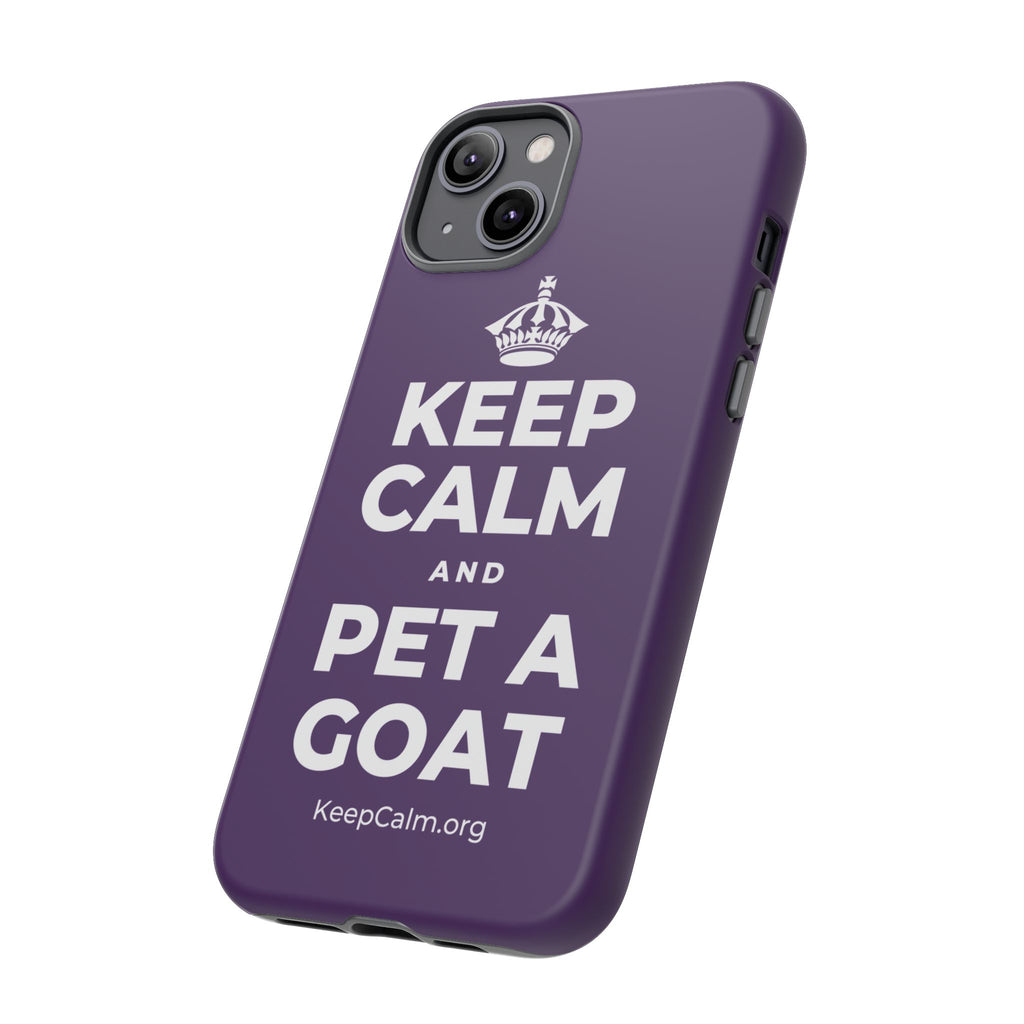 KEEP CALM AND PET A GOAT Phone Case