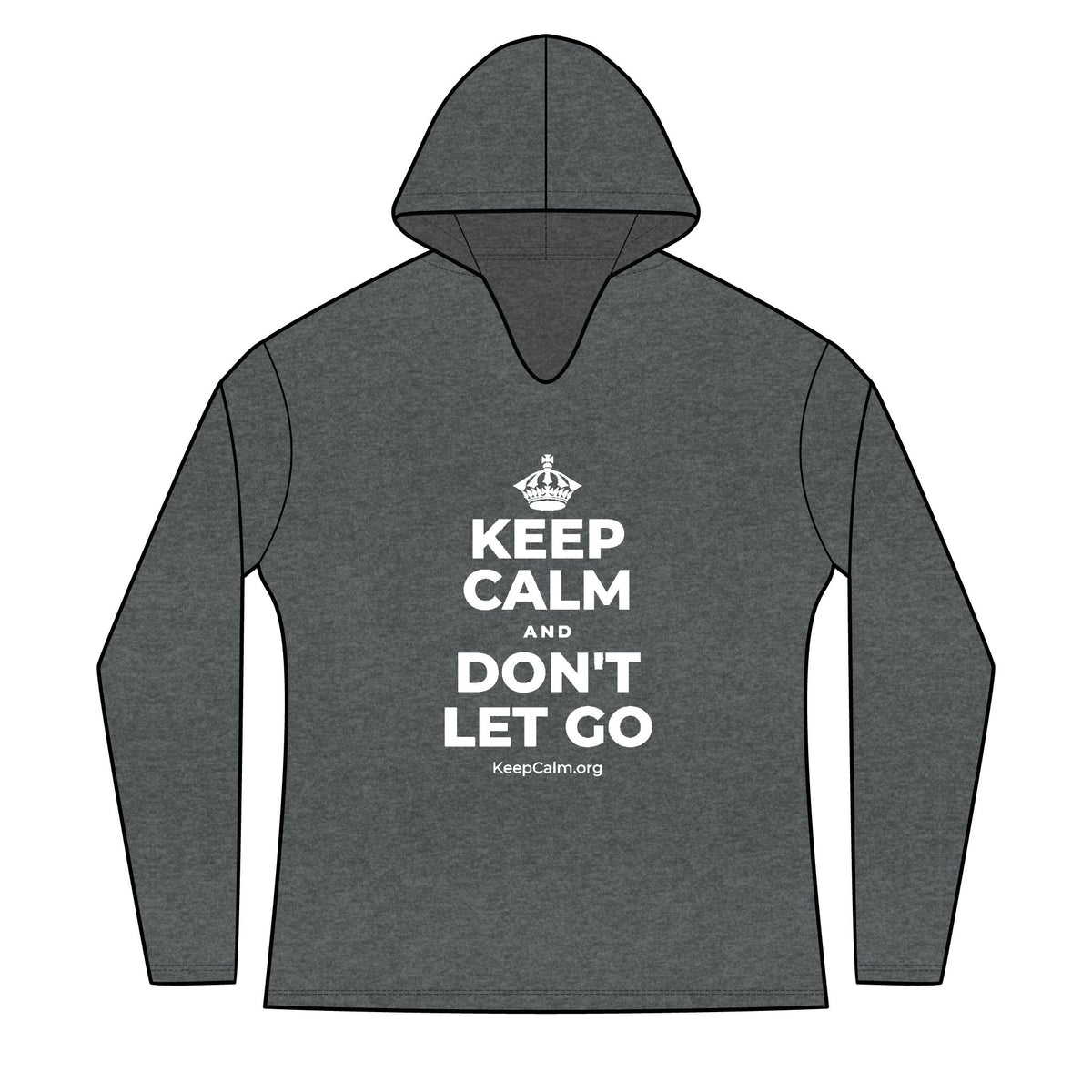 KEEP CALM AND DON'T LET GO Women's Long Sleeve Hoodie