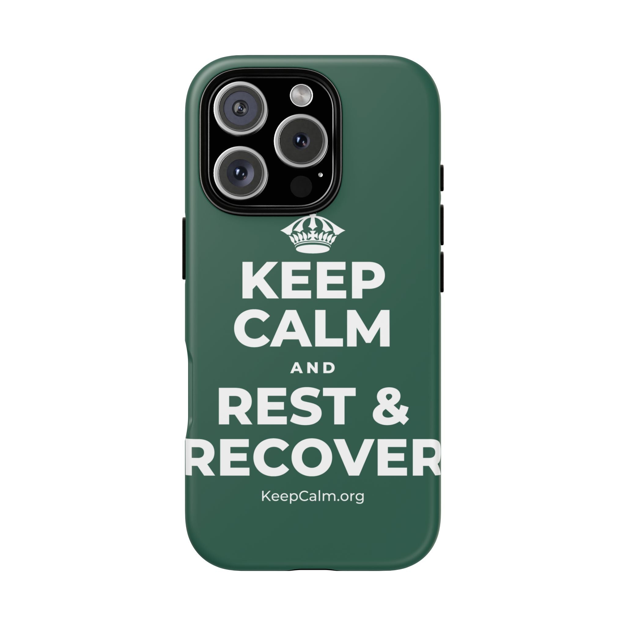KEEP CALM AND REST & RECOVER Phone Case