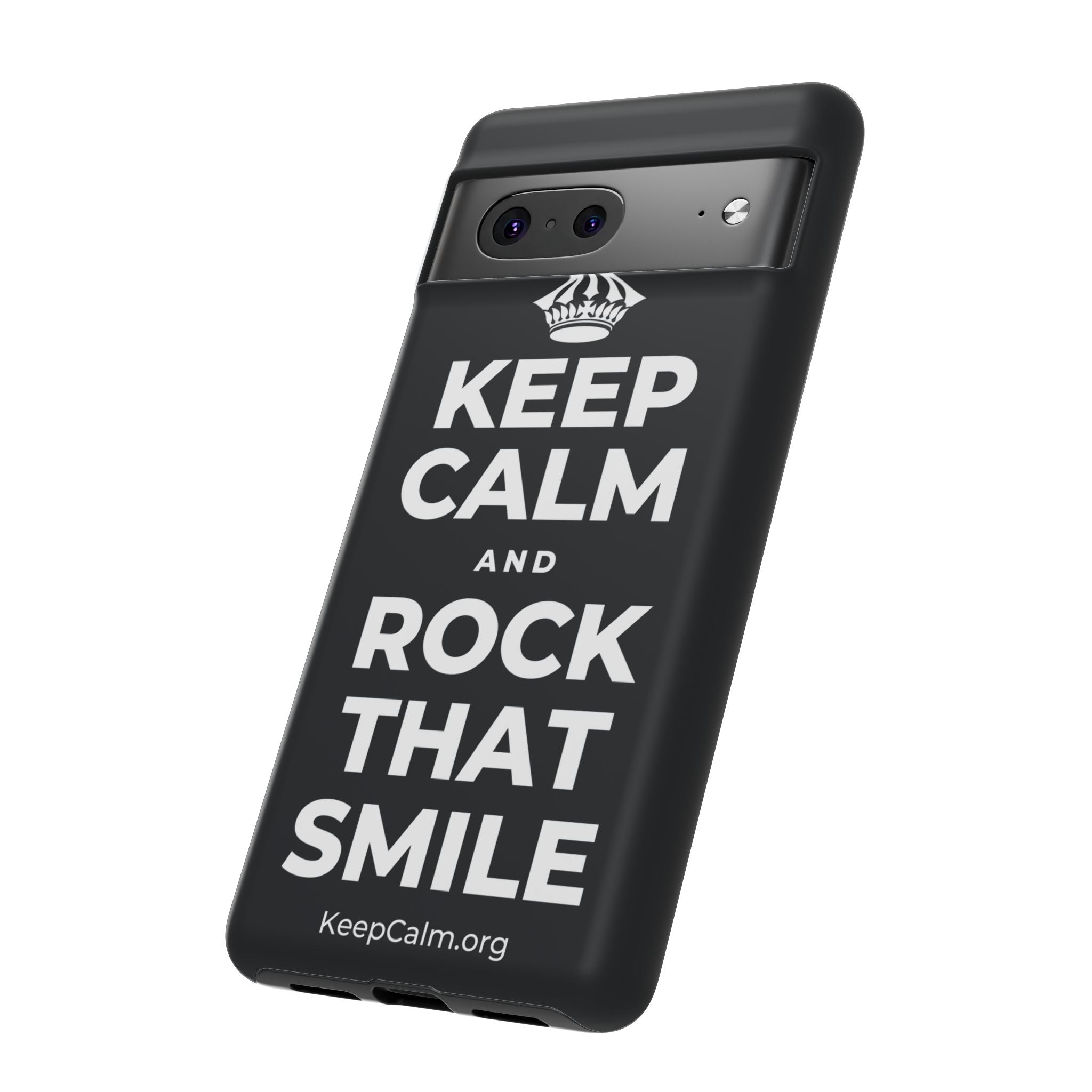 KEEP CALM AND ROCK THAT SMILE Phone Case (Dark)