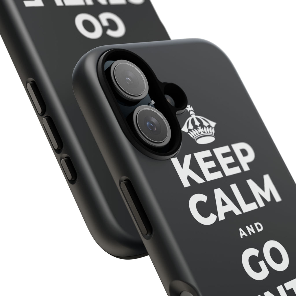 KEEP CALM AND GO GENTLE ON MONDAY Phone Case (Dark)
