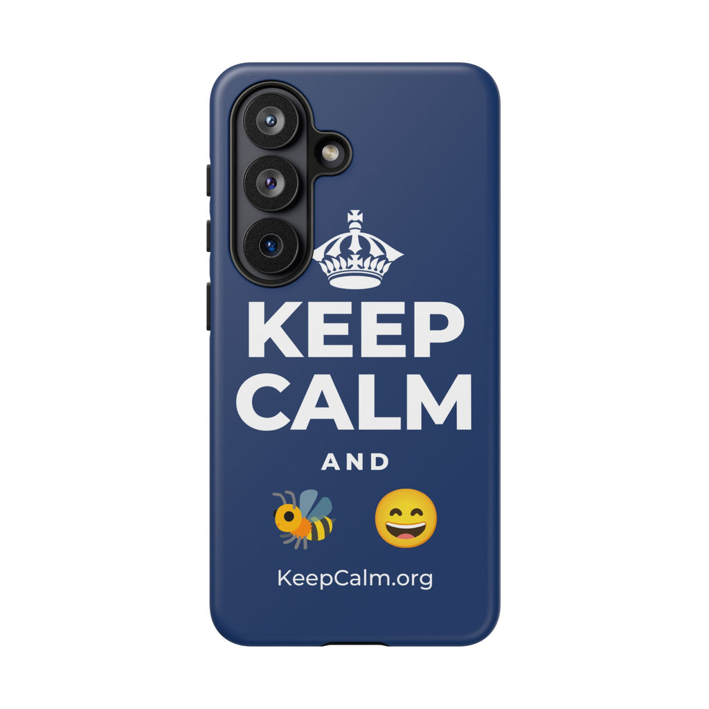 KEEP CALM AND 🐝 😄 Phone Case