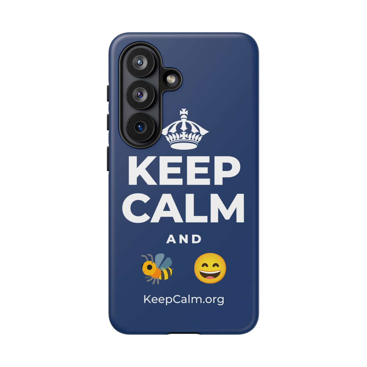 KEEP CALM AND 🐝 😄 Phone Case