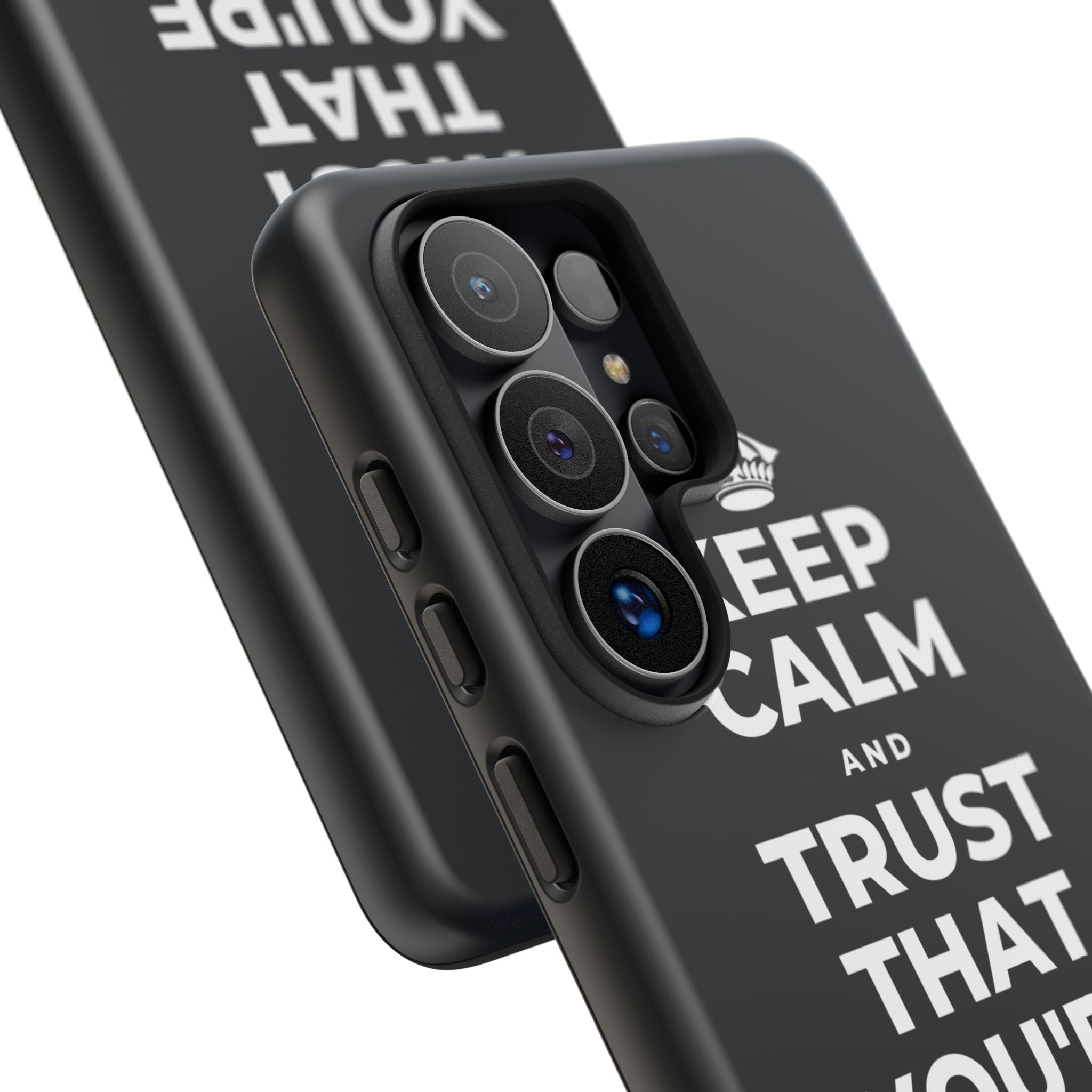 KEEP CALM AND TRUST THAT YOU'RE DOING YOUR BEST Phone Case (Dark)