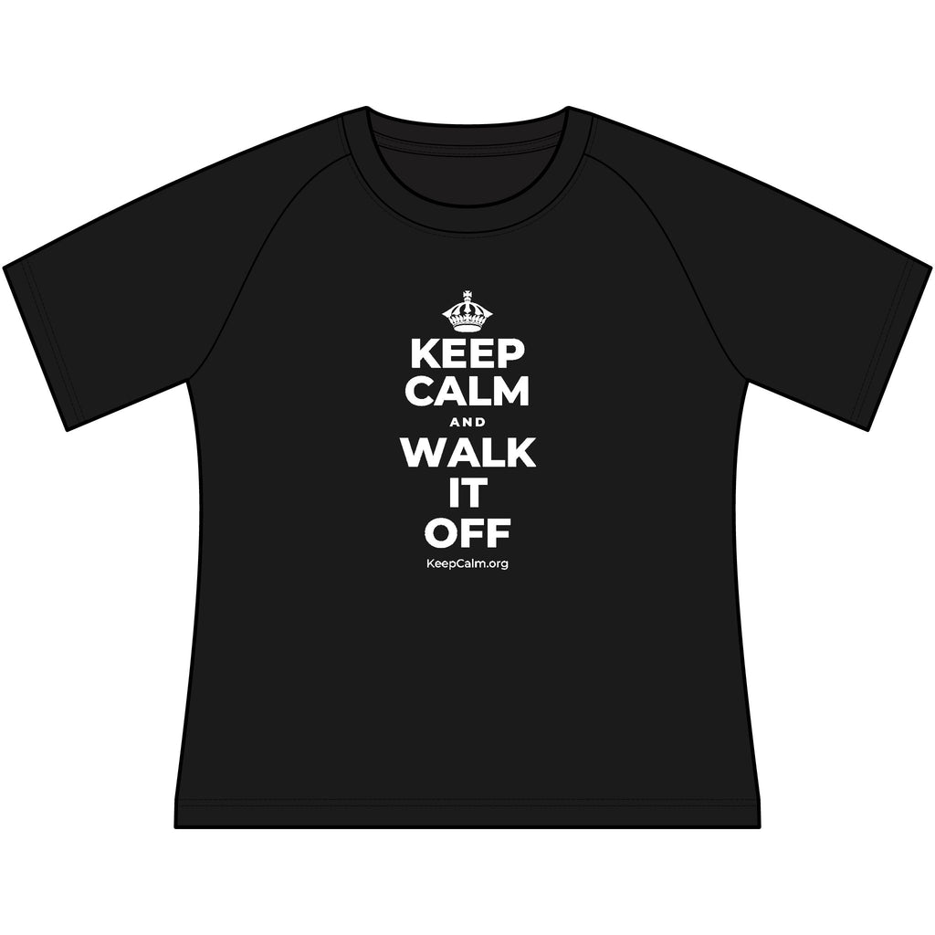 KEEP CALM AND WALK IT OFF Women's Raglan Tee
