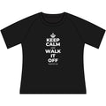 KEEP CALM AND WALK IT OFF Women's Raglan Tee
