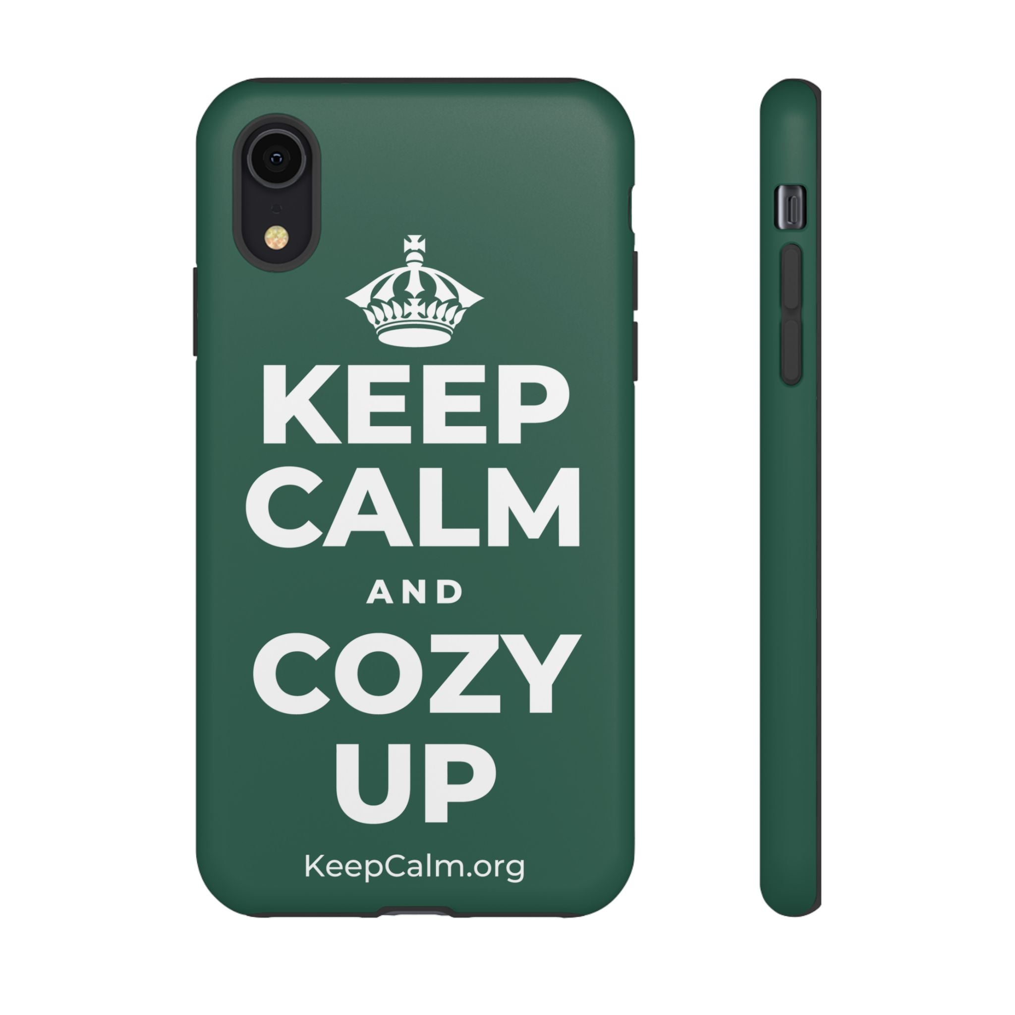 KEEP CALM AND COZY UP Phone Case