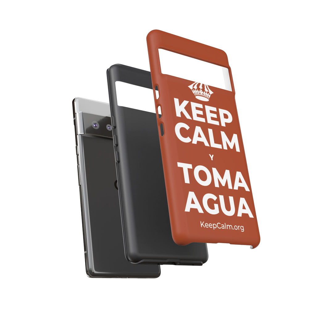 KEEP CALM Y TOMA AGUA Phone Case