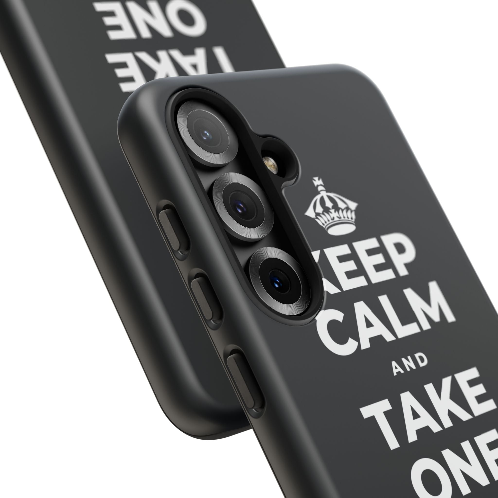 KEEP CALM AND TAKE ONE BREATH AT A TIME Phone Case (Dark)
