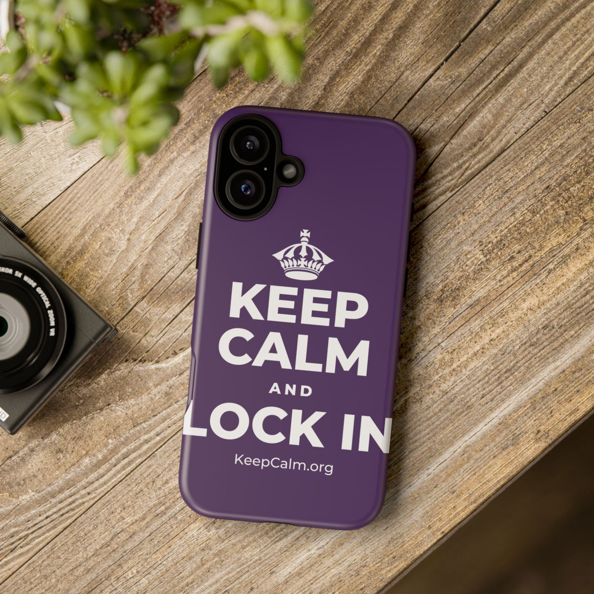 KEEP CALM AND LOCK IN Phone Case
