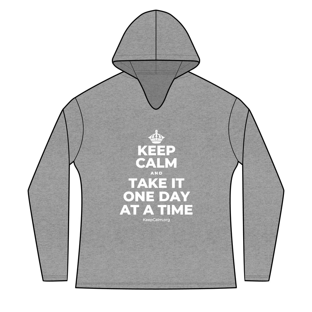 KEEP CALM AND TAKE IT ONE DAY AT A TIME Women's Long Sleeve Hoodie