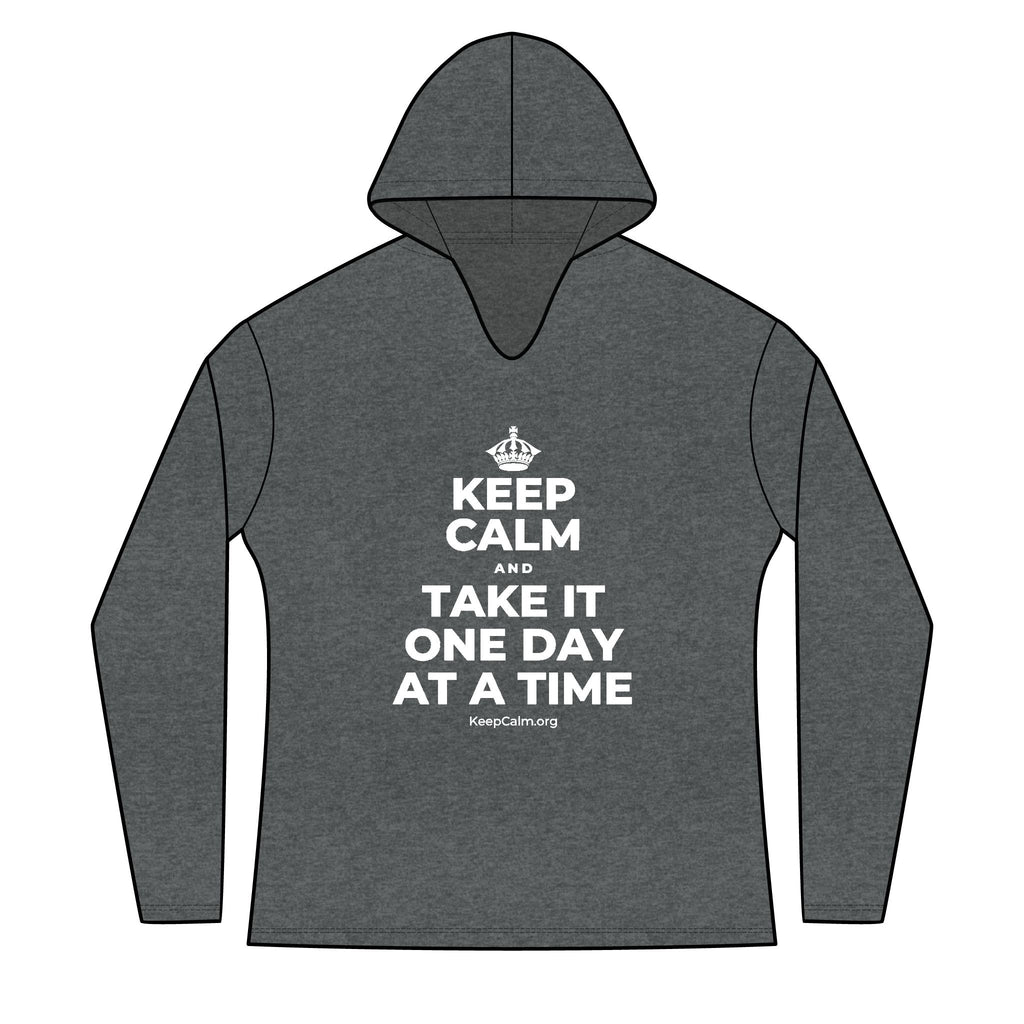 KEEP CALM AND TAKE IT ONE DAY AT A TIME Women's Long Sleeve Hoodie