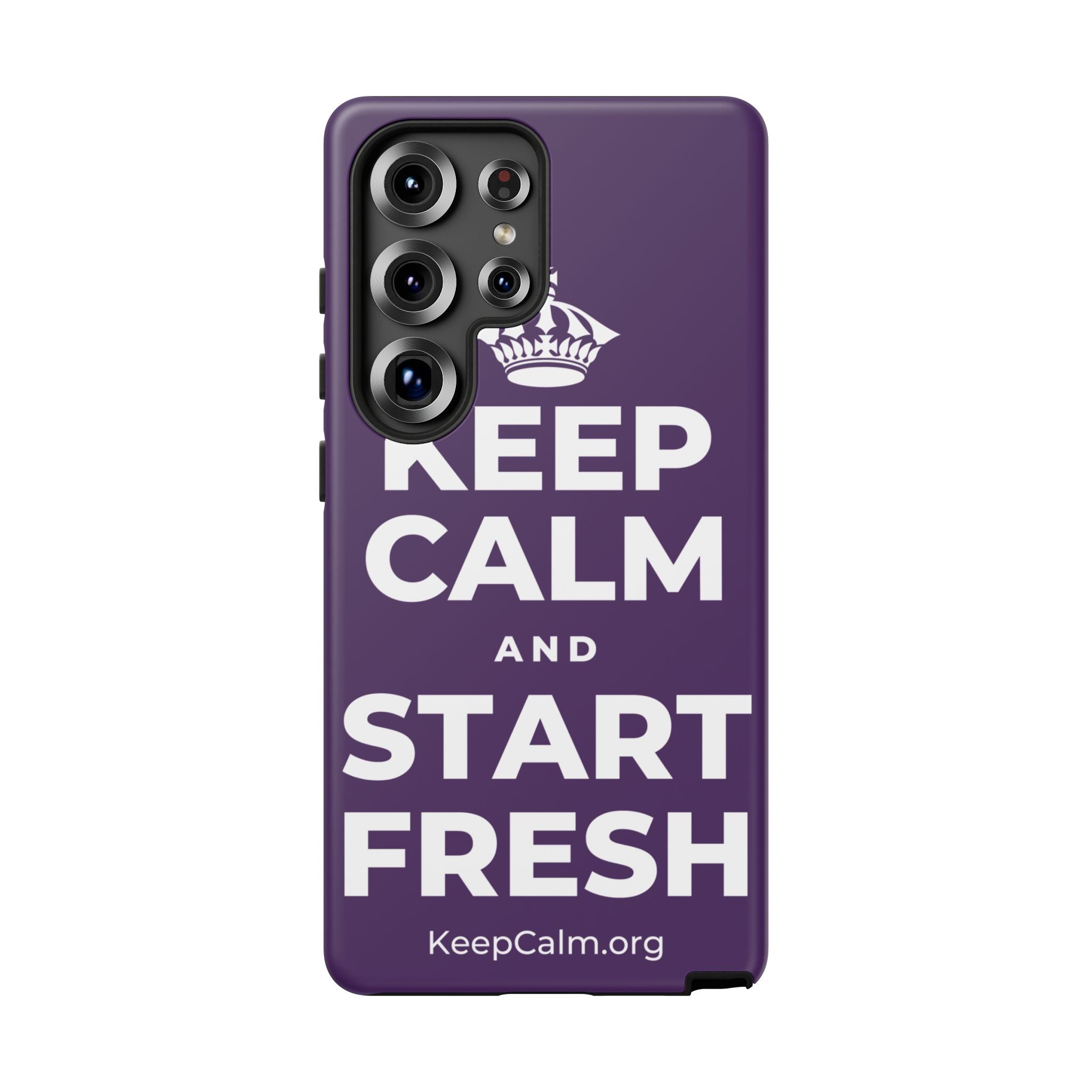 KEEP CALM AND START FRESH Phone Case