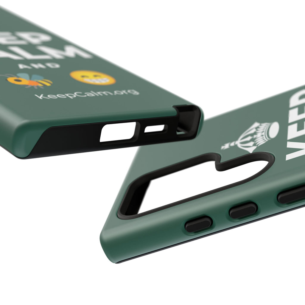 KEEP CALM AND BEE HAPPY Phone Case