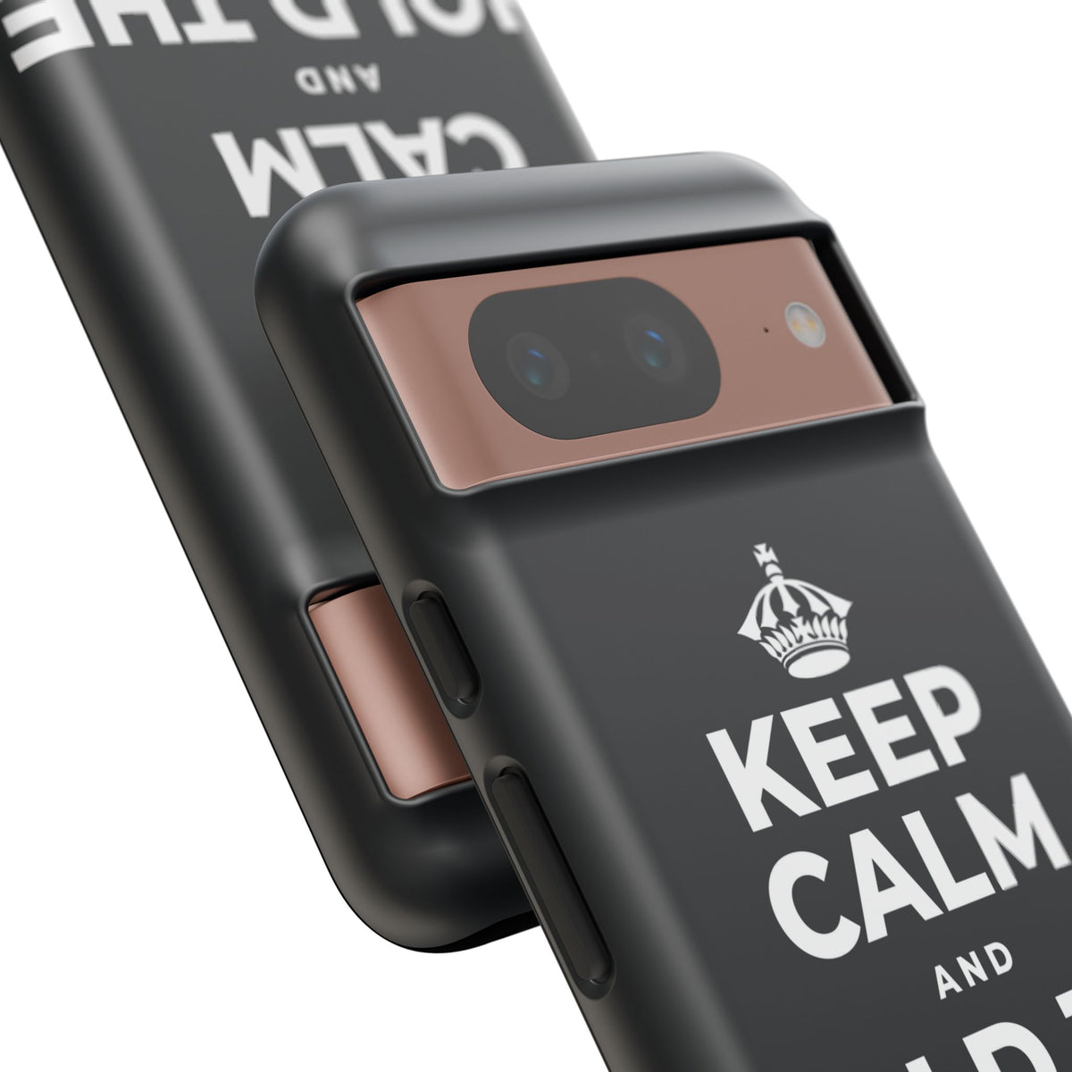 KEEP CALM AND HOLD THE DOOR Phone Case (Dark)