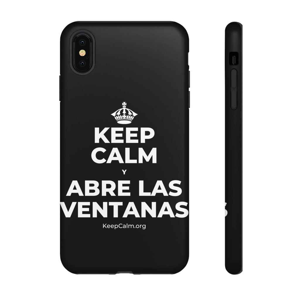 KEEP CALM Y ABRE LAS VENTANAS Phone Case