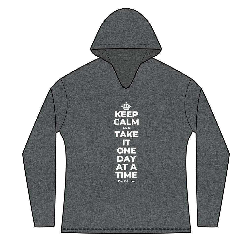 KEEP CALM AND TAKE IT ONE DAY AT A TIME Women's Long Sleeve Hoodie