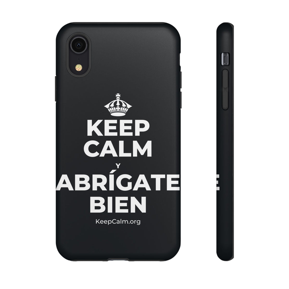 KEEP CALM Y ABRÍGATE BIEN Phone Case (Dark)