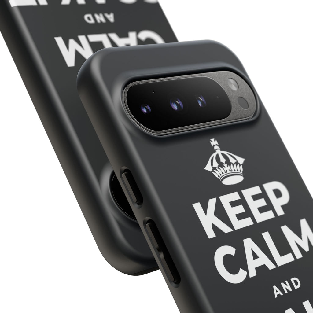KEEP CALM AND SOAK IT IN Phone Case (Dark)