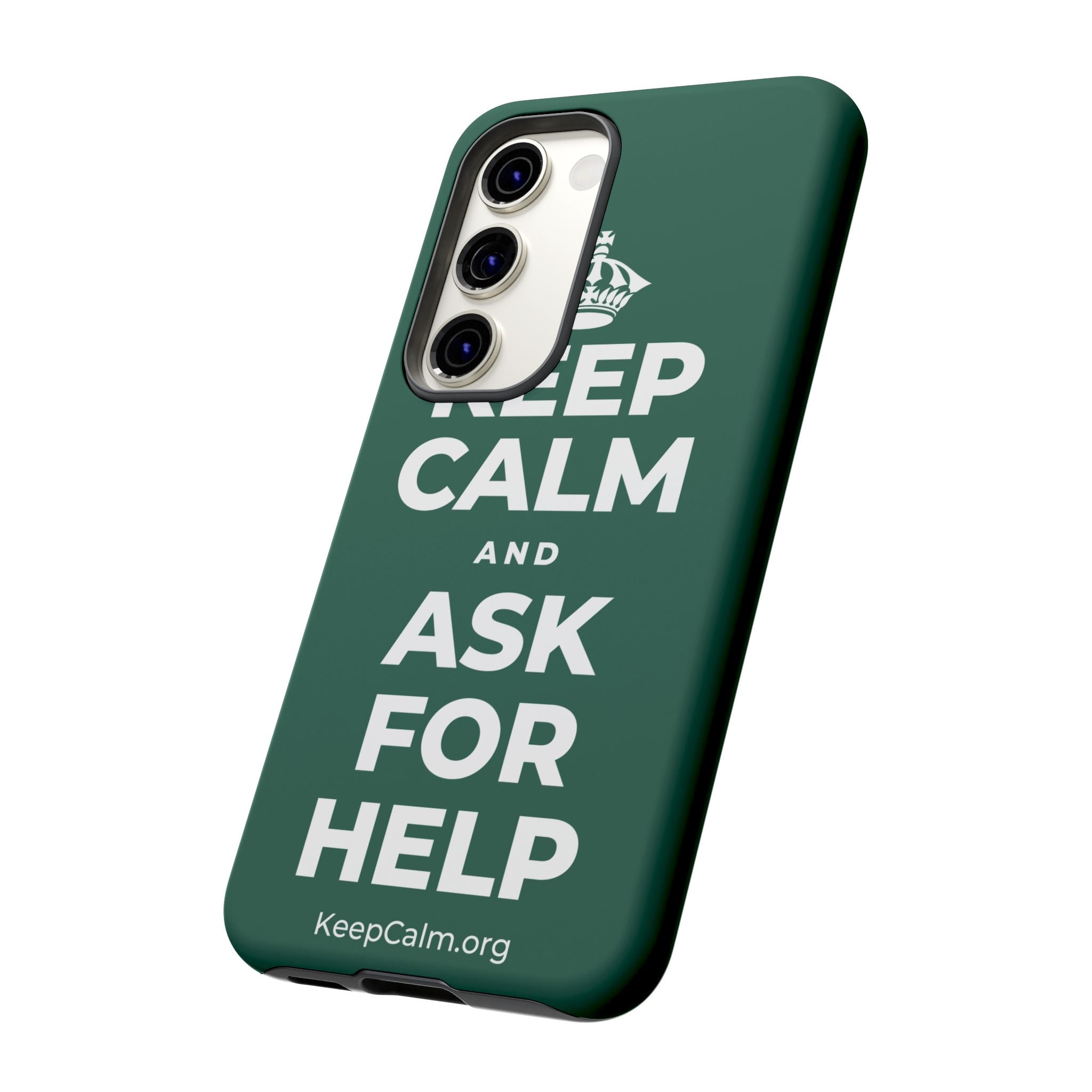 KEEP CALM AND ASK FOR HELP Phone Case