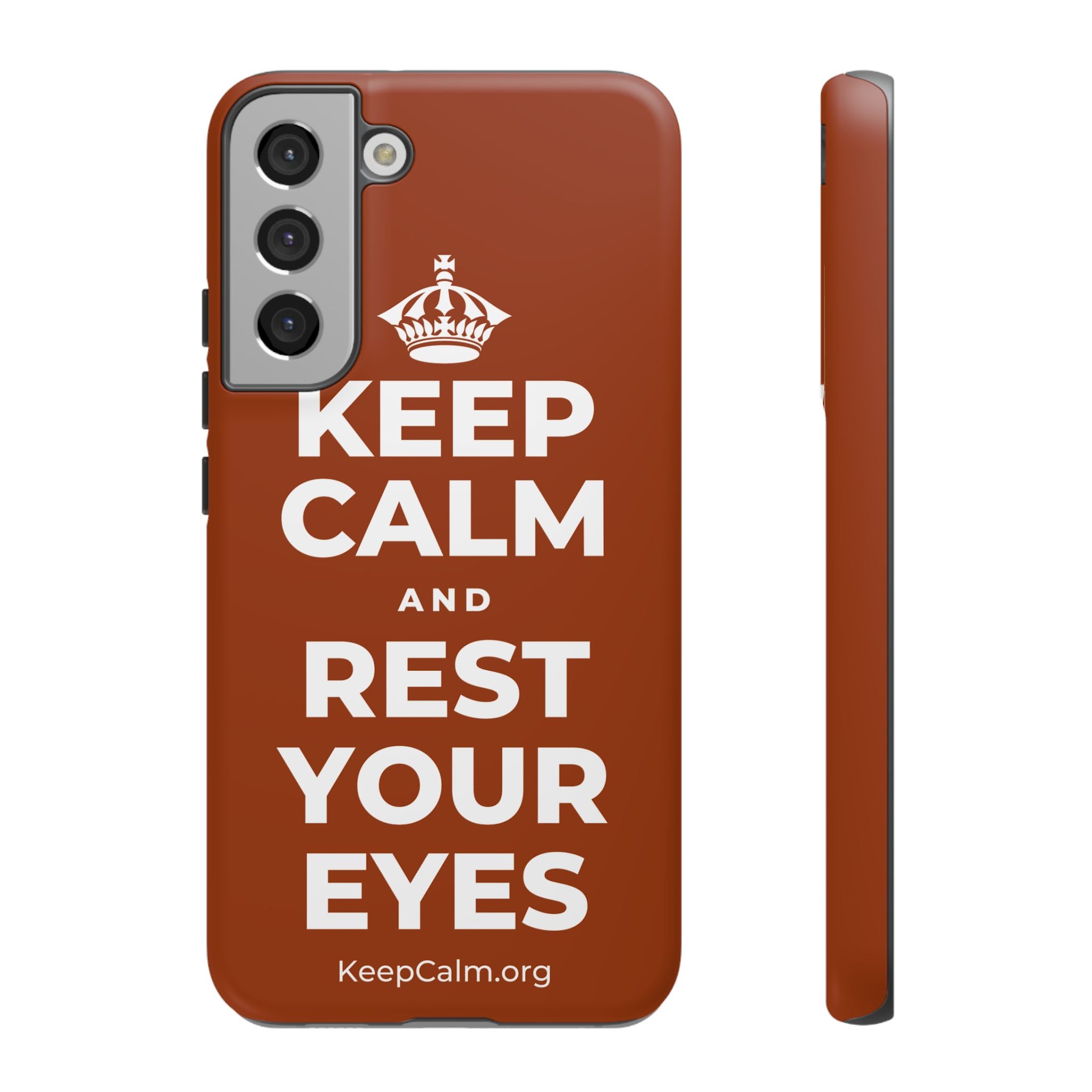 KEEP CALM AND REST YOUR EYES Phone Case
