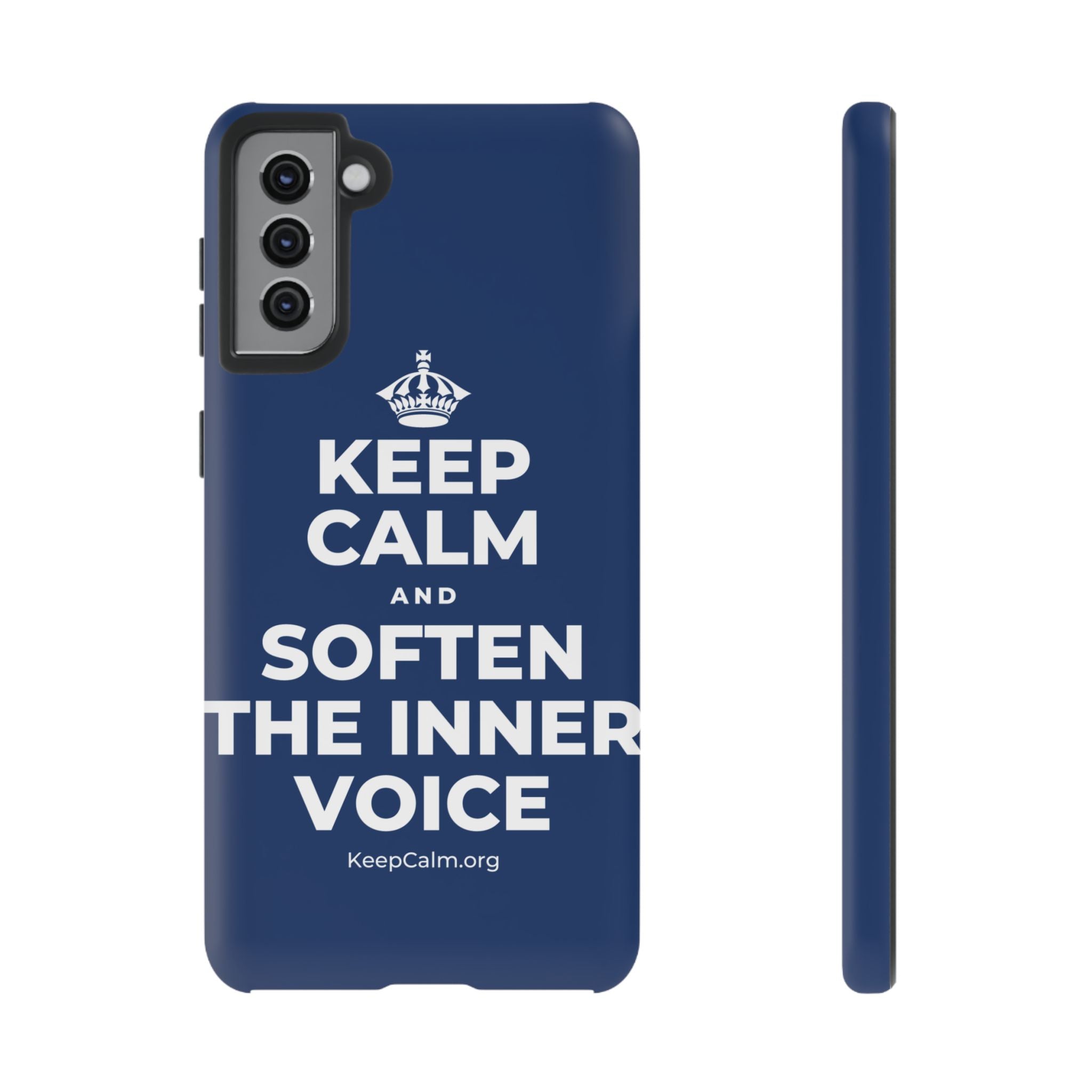 KEEP CALM AND SOFTEN THE INNER VOICE Phone Case