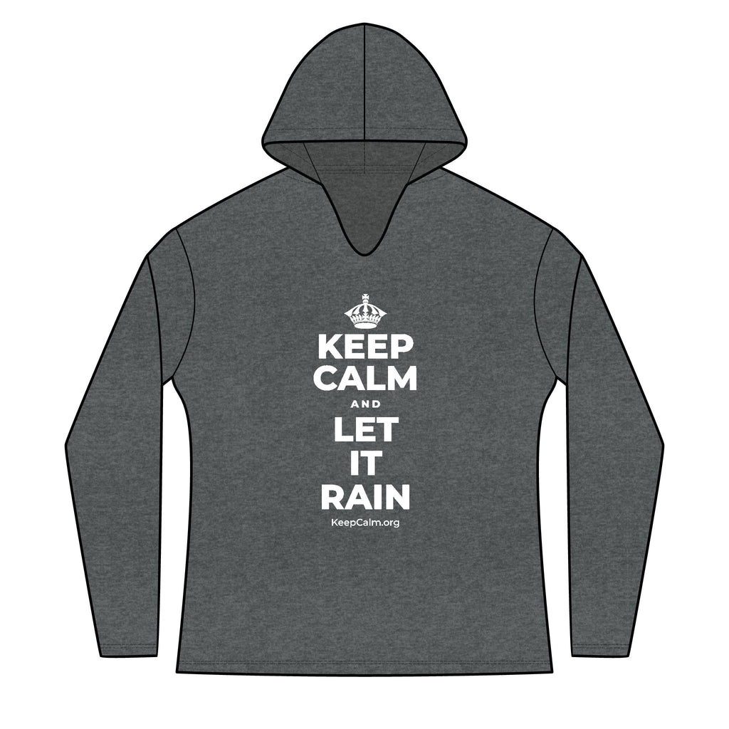 KEEP CALM AND LET IT RAIN Women's Long Sleeve Hoodie