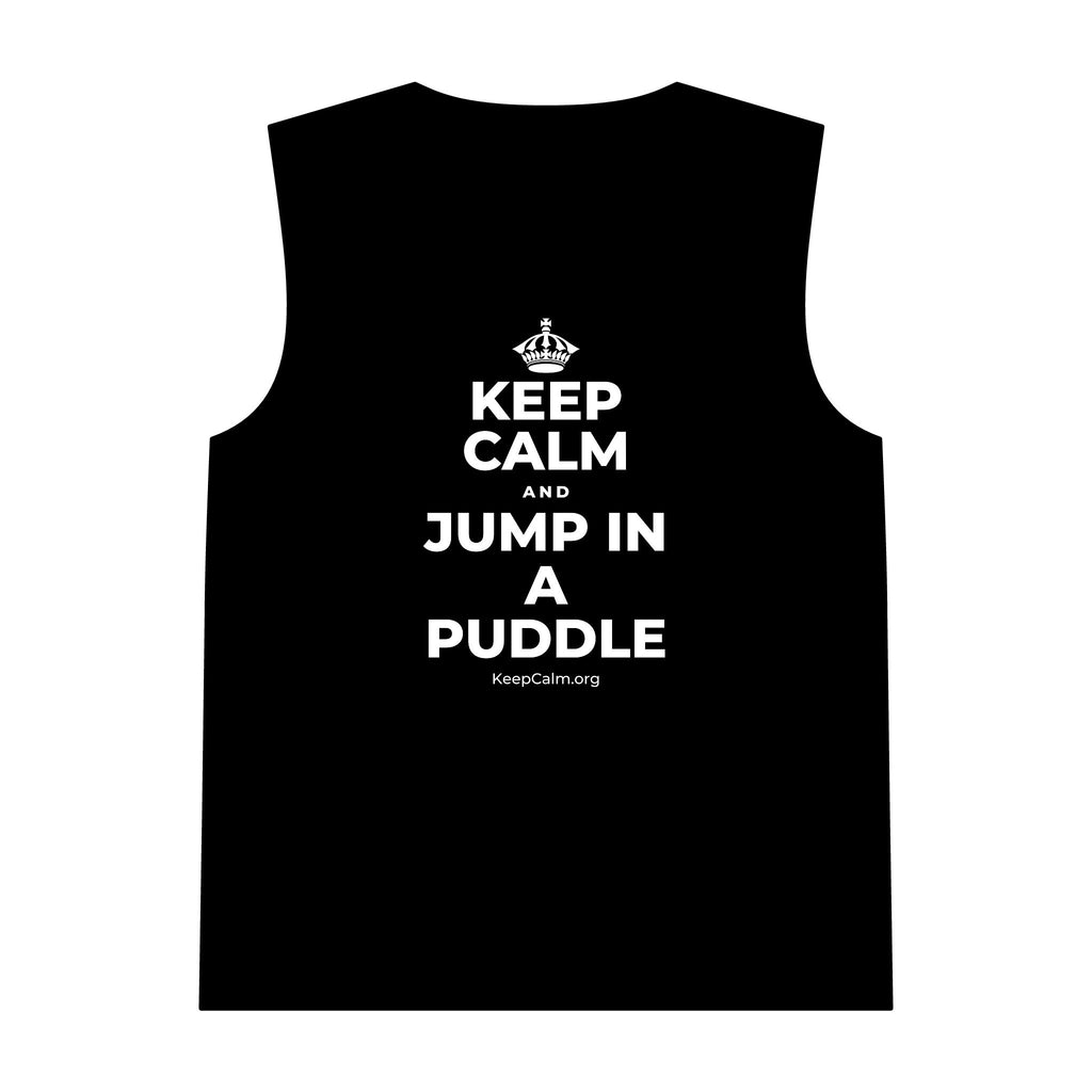KEEP CALM AND JUMP IN A PUDDLE Tank Top