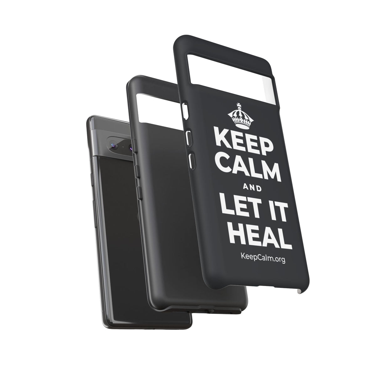 KEEP CALM AND LET IT HEAL Phone Case (Dark)