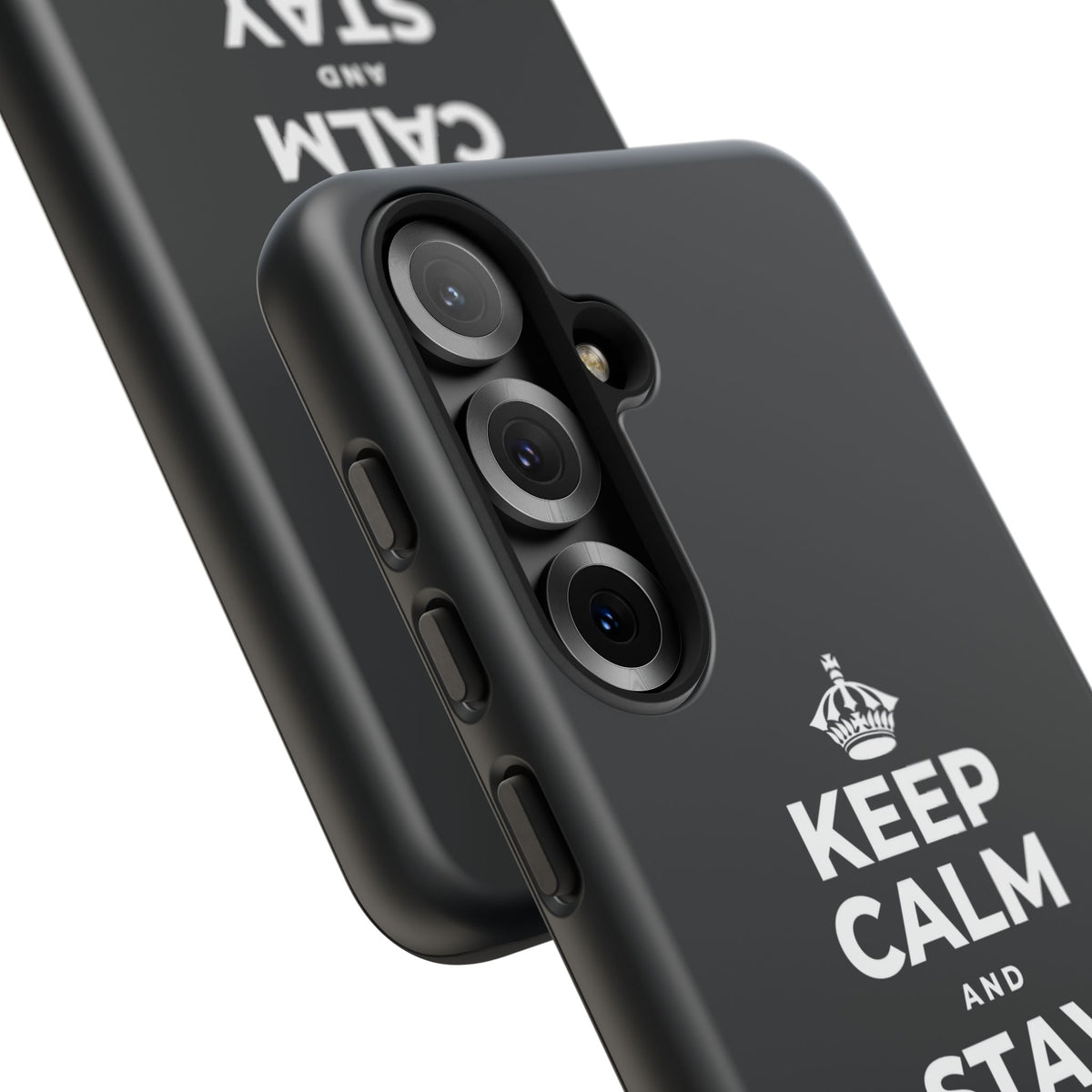 KEEP CALM AND STAY UNBOTHERED Phone Case (Dark)