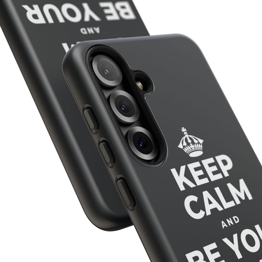 KEEP CALM AND BE YOUR OWN VALENTINE Phone Case (Dark)