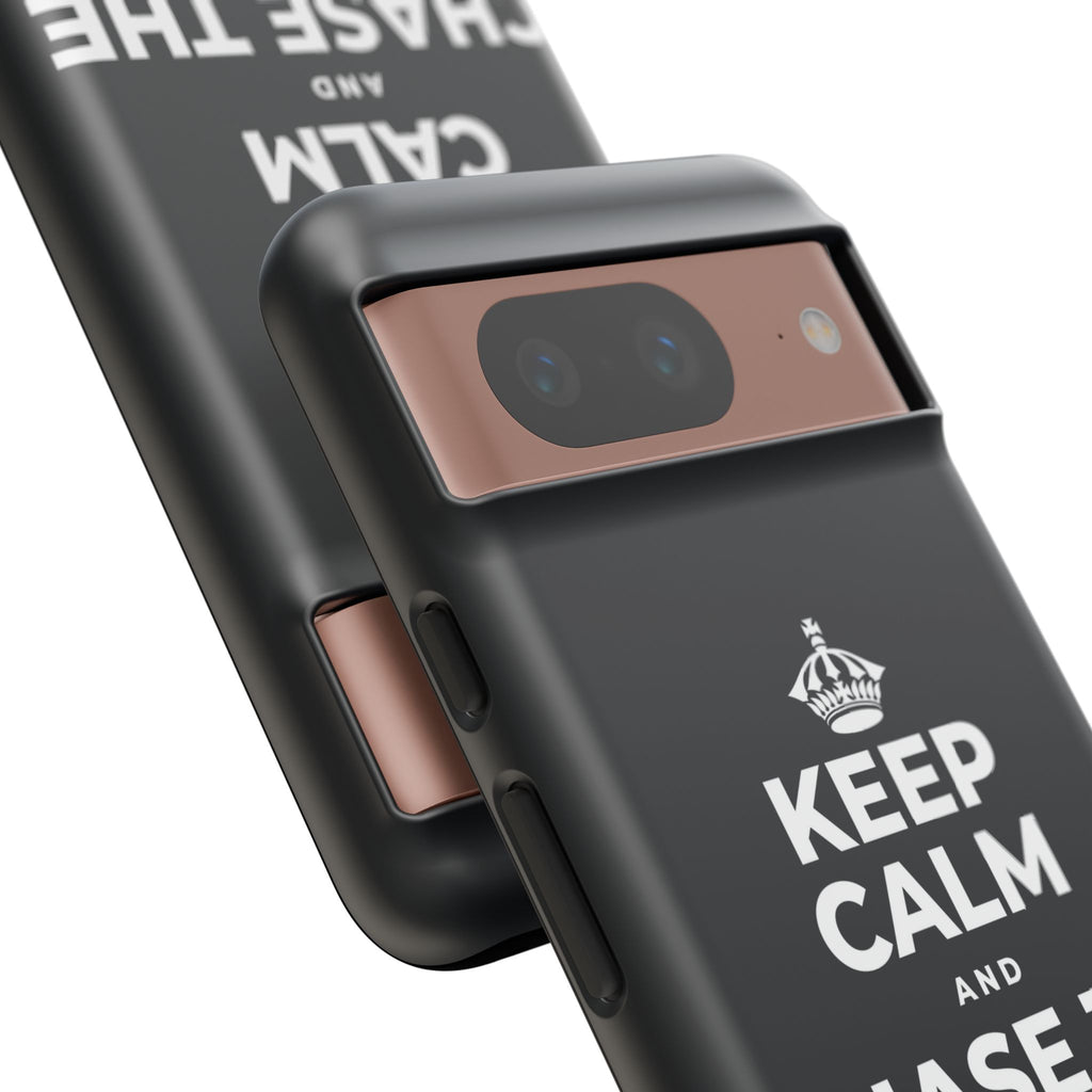 KEEP CALM AND CHASE THE MOONLIGHT Phone Case (Dark)