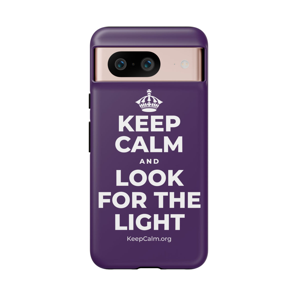 KEEP CALM AND LOOK FOR THE LIGHT Phone Case