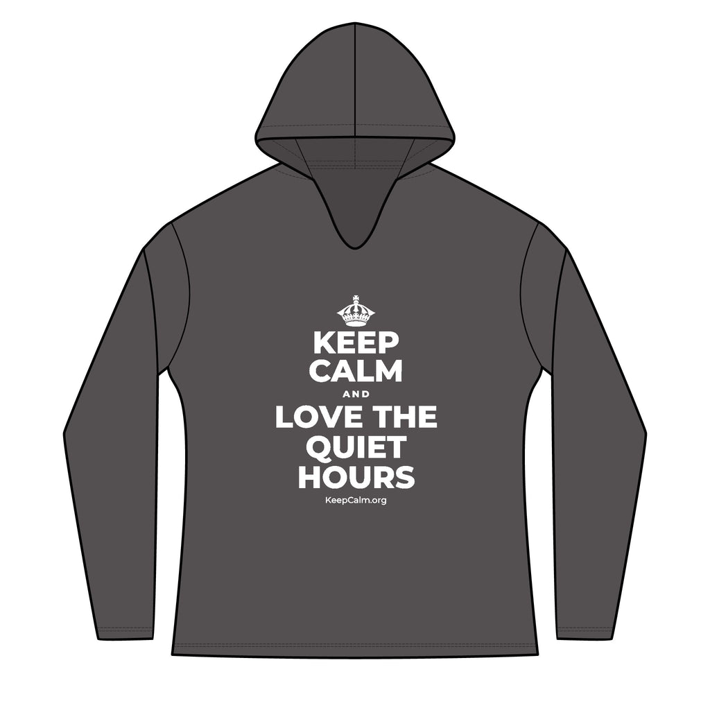 KEEP CALM AND LOVE THE QUIET HOURS Women's Long Sleeve Hoodie