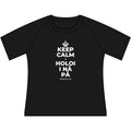 KEEP CALM A HOLOI I NĀ PĀ Women's Raglan Tee