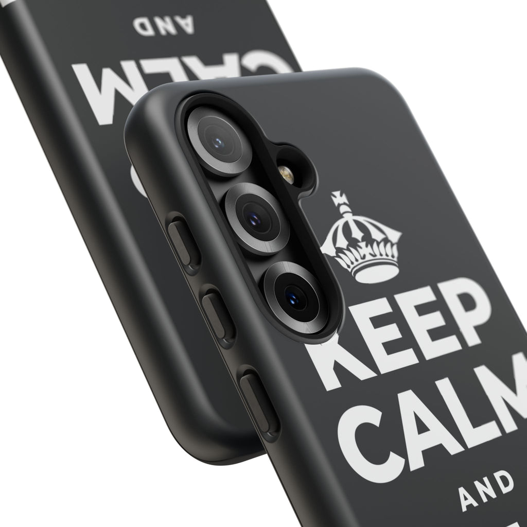 KEEP CALM AND DREAM BIG Phone Case (Dark)