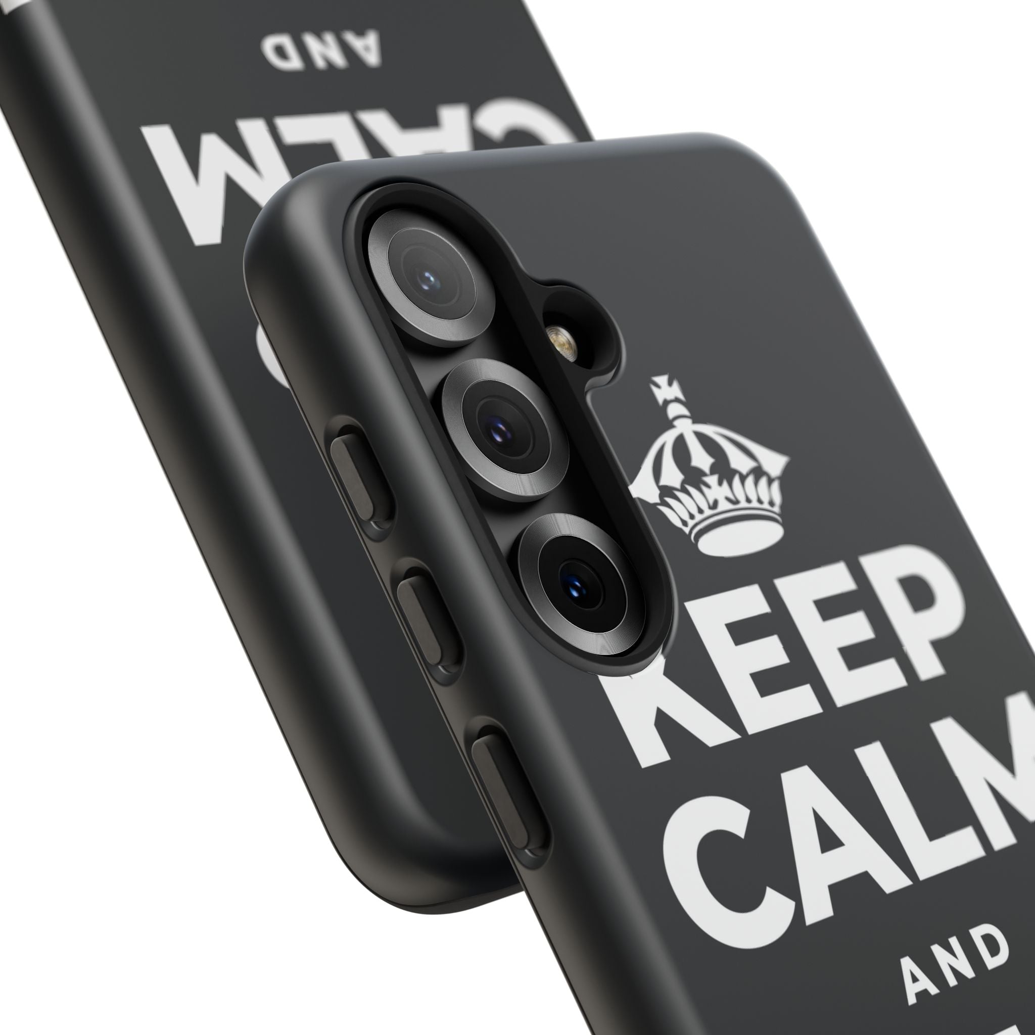 KEEP CALM AND DREAM BIG Phone Case (Dark)