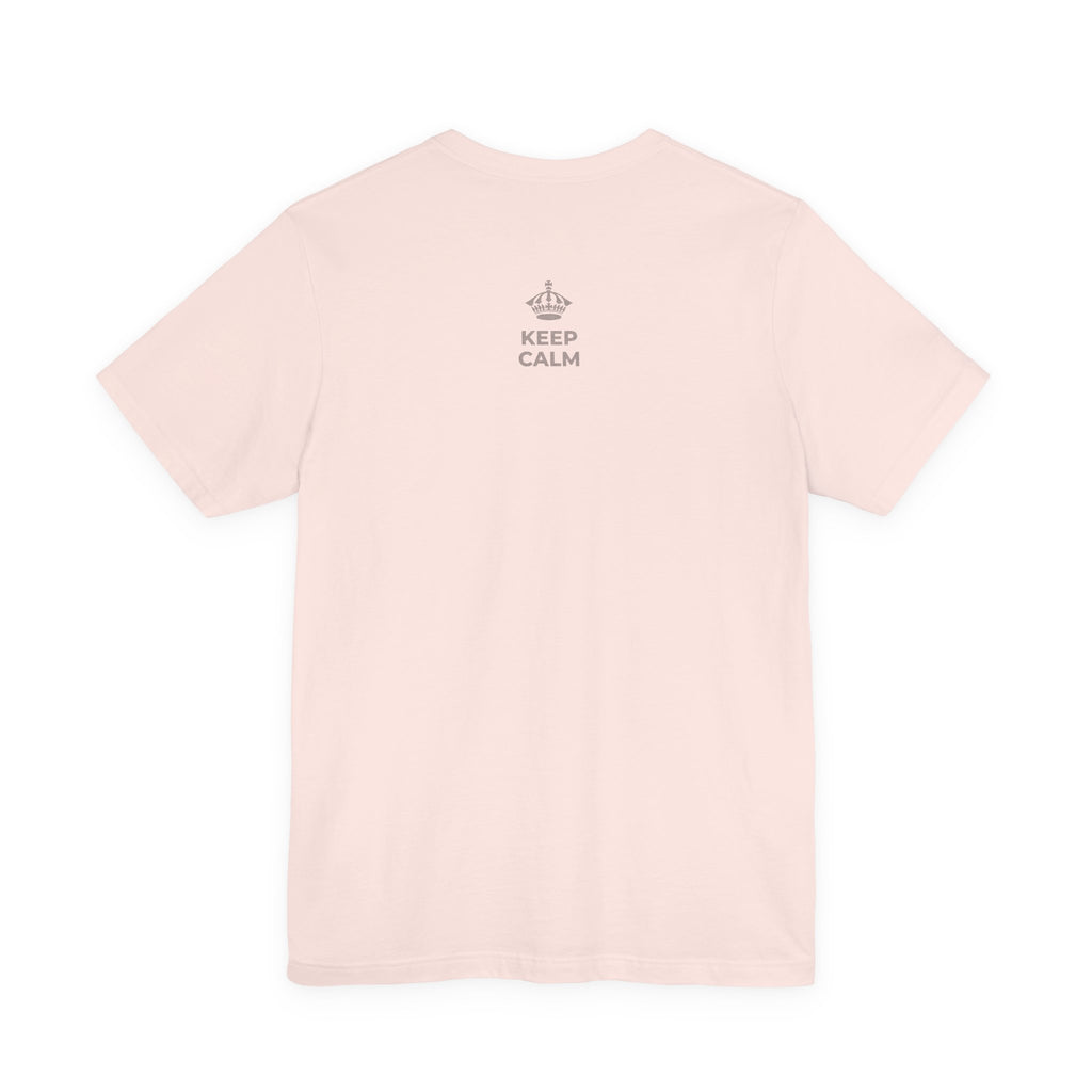 KEEP CALM A ALOHA IĀ ʻOE IHO, A LAILA I KEKAHI T-Shirt (Soft Cream–Heather Mauve)