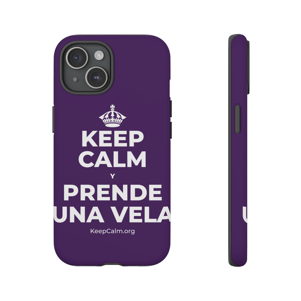 KEEP CALM Y PRENDE UNA VELA Phone Case