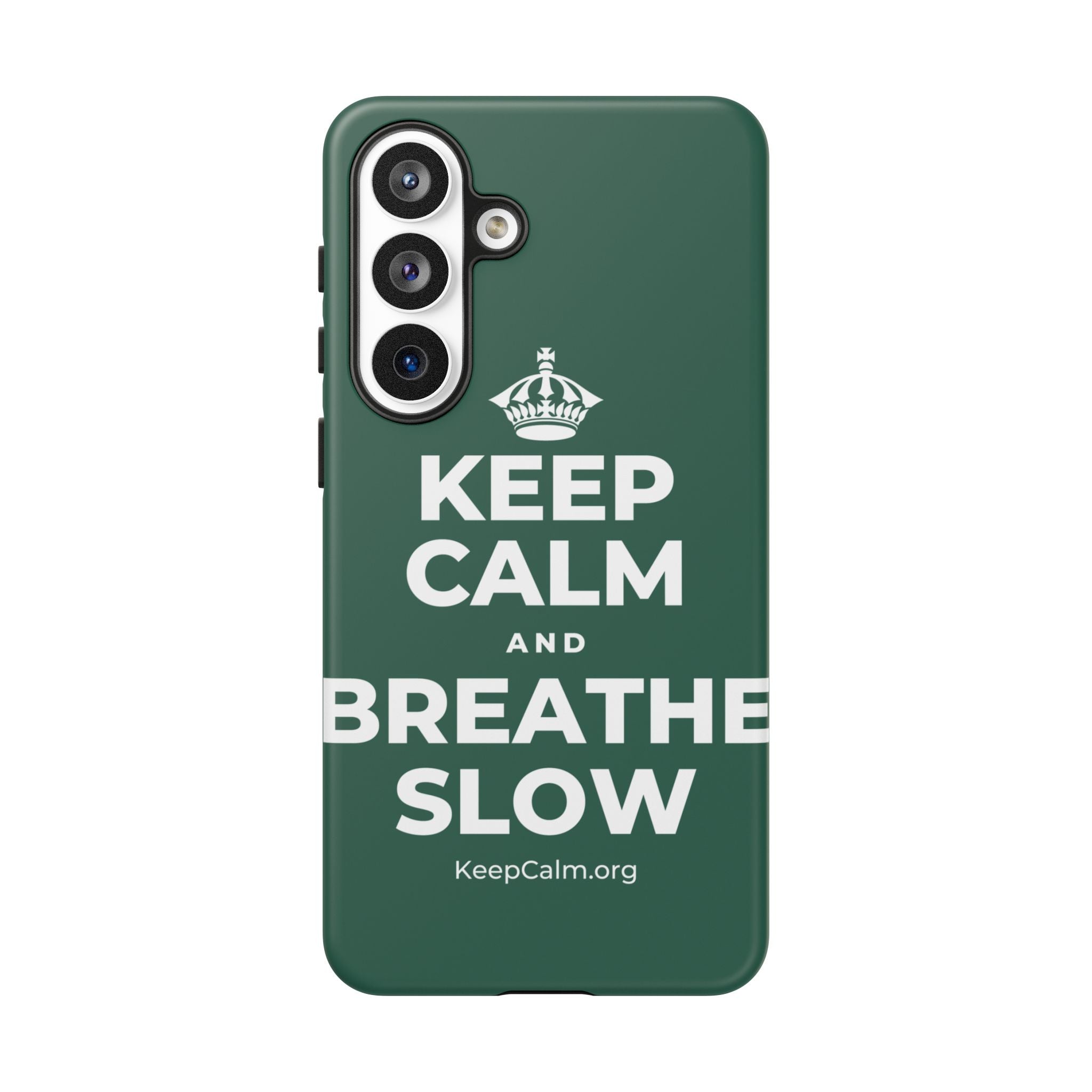 KEEP CALM AND BREATHE SLOW Phone Case